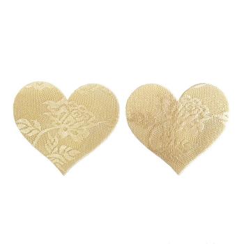 fifty pair lace heart shape nipple pad(length:7.7cm)