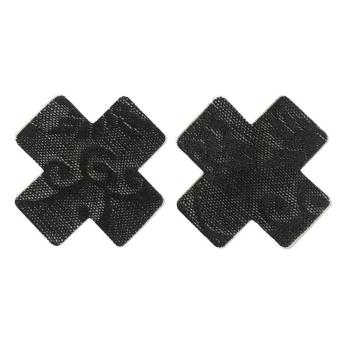 fifty pair lace cross shape nipple pad(length:6.4cm)