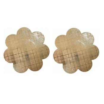 fifty pair lattice flower shape disposable nipple pad(length:7.5cm)