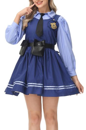 sheriff rabbit costume (with safety pants&badge&bunny badge&tie&hair hoop&2 bags&belt)
