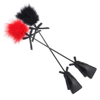 one pc sexy sm bow decor feather hand clap(length:49cm)