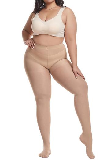 sexy high stretch solid color 20d high-waist see-through tights(128-198lb)