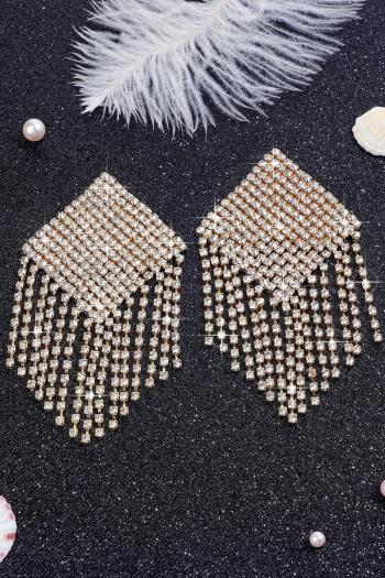 one pair rhinestone tassel nipple pad(length:12.95cm)