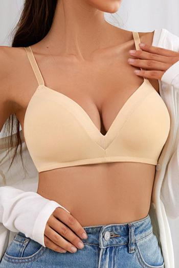 sexy slight stretch 5 colors breathable gather padded bras