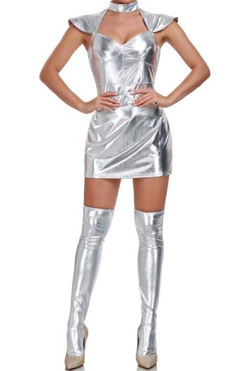 sexy non-stretch pu space warrior star wars costumes(with footmuffs)