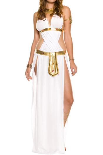 sexy slight stretch greek goddess costumes(with hair accessories& neck ring)