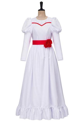 plus size non-stretch annabell dress costumes(with belt)