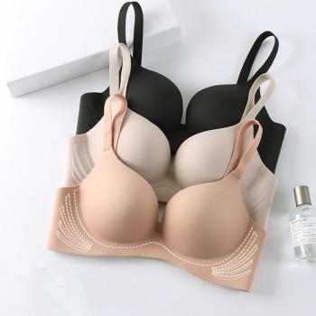 sexy slight stretch 3 colors padded seamless push-up bra(size run small)