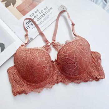 plus size stretch lace gather with underwire padded bras size run small#1