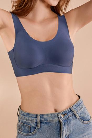 sexy plus size slight stretch 4 colors padded seamless push-up bra