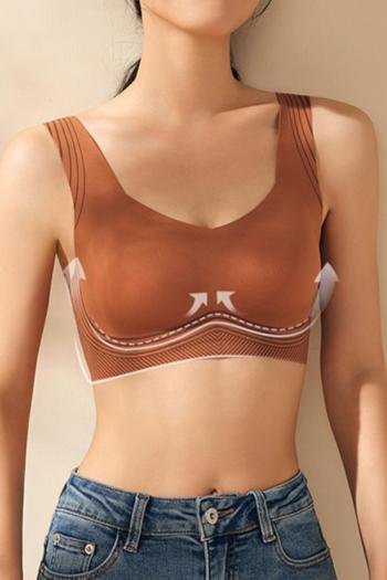sexy plus size stretch 4 colors padded seamless push-up bra(size run small)