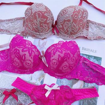 plus size stretch lace cup large breast underwire lift bra set size run small#1