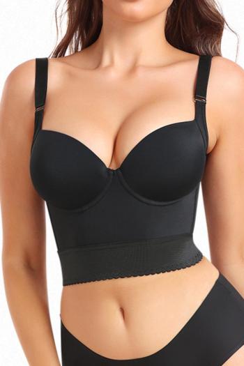 sexy plus size slight stretch non-removable padding underwire seamless lift bra