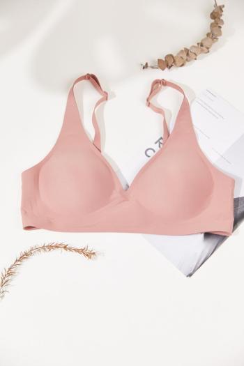 plus size stretch 8 colors solid color traceless padded bras(universal bc cup)