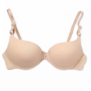 sexy slight stretch solid color breathable glossy padded bras