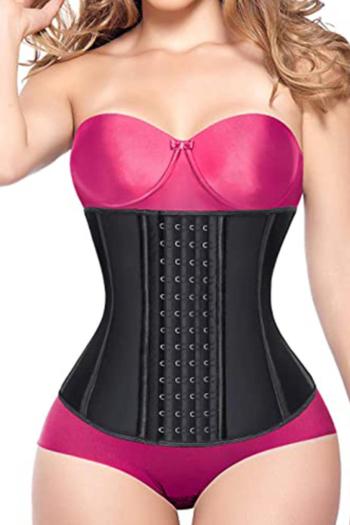 plus size stretch 4 breasted slim fit boned tighten waist trainer abdomen corset