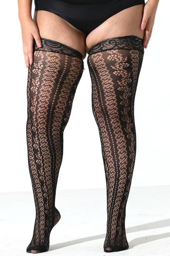 sexy plus size high stretch lace fishnet stockings