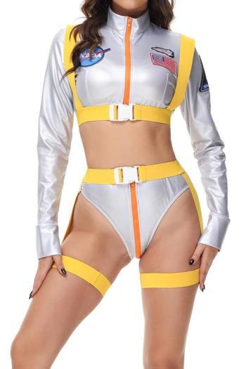 sexy slight stretch space astronaut singer costumes(with sunglasses)