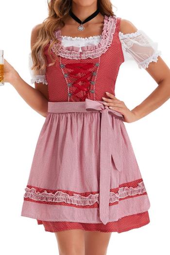 plus size non-stretch oktoberfest maid costumes(with apron)