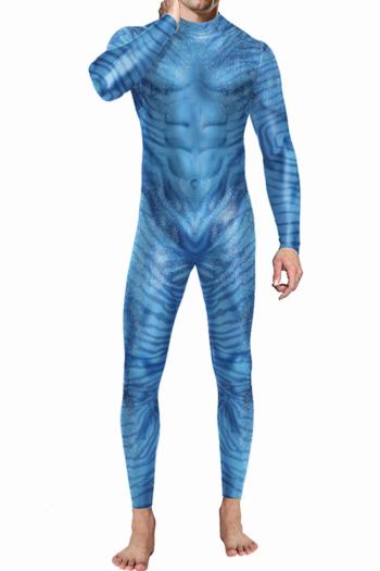 new halloween slight stretch patchwork cosplay long sleeve costumes #2