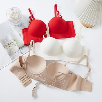sexy stretch 5 colors solid color traceless padded bras(size runs small)