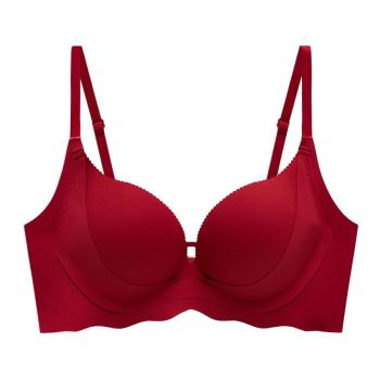 sexy stretch solid color gather padded bras(size runs small)