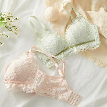 sexy slight stretch lace traceless padded bras(size runs small)