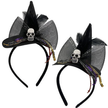 two pcs halloween witch cosplay prop hair hoop