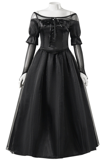 halloween plus size non-stretch stitching mesh costumes(with girdle&sleeves)