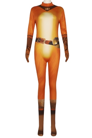 plus size slight stretch jumpsuit cat warrior costumes