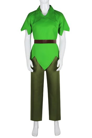 halloween plus size non-stretch man's pixie costumes(with hat&belt)