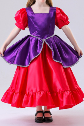 halloween non-stretch child princess costumes(with neck ring&hair hoop)
