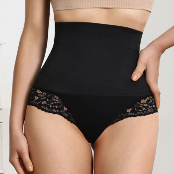 sexy high stretch lace trim butt lifter panty