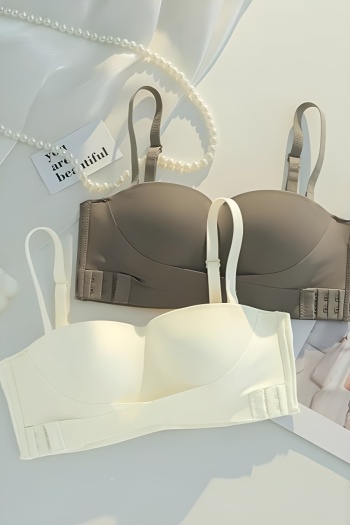 sexy slight stretch 4 colors solid color padded bras(size run small)