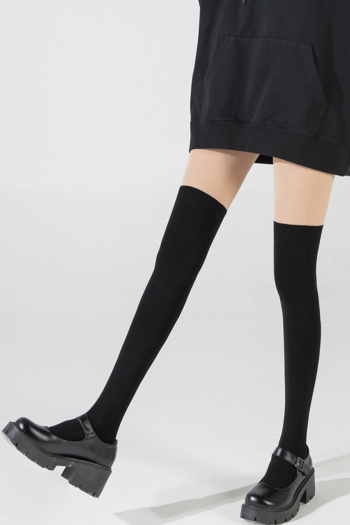 high stretch stitching faux thigh-high tights(height:155-175cm,weight:88-176lbs)