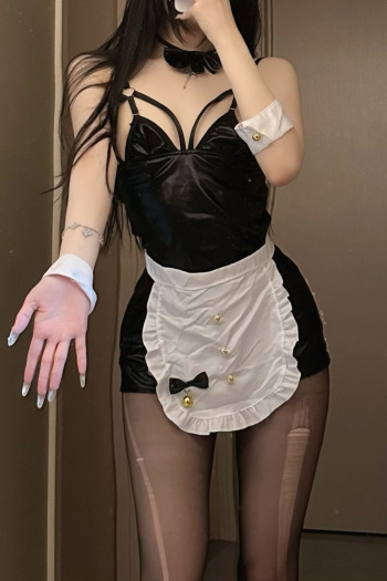 sexy stretch bunny girl costume(with hair hoop&neck ring&hand ring,no stockings)