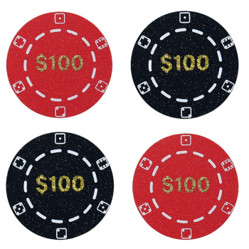 fifty pair sexy poker chips shaped disposable nipple pad(length:6 cm)