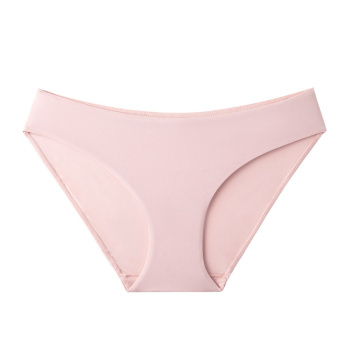 plus size slight stretch 5 colors solid color traceless panties(size run small)