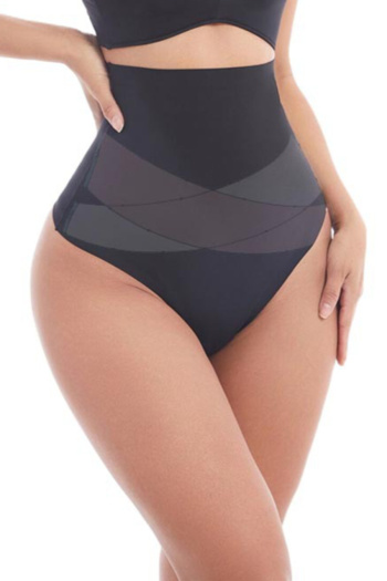 sexy plus size slight stretch high-waist shaping thong
