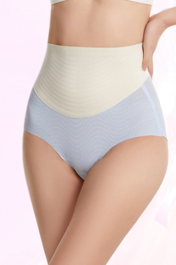 sexy slight stretch contrast colors tightening waist shaping panties