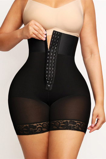 new plus size stretch three-breasted tummy control butt lift  body shaper