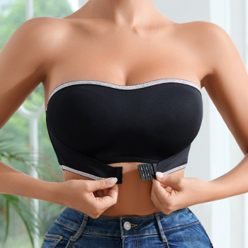 sexy high stretch thin breathable non-slip tube top bralettes