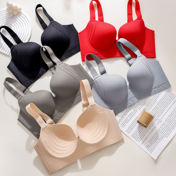 sexy plus size slight stretch 5 colors traceless padded bras(size run small)