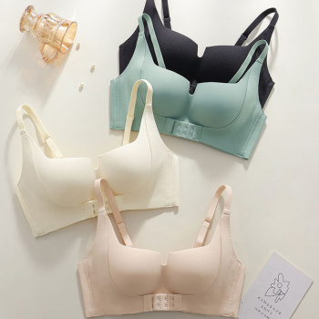 sexy slight stretch 4 colors gather traceless padded bras(size run small)