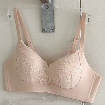 sexy slight stretch 4 colors lace gather padded bras(size run small)