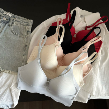 sexy slight stretch 5 colors solid color padded bras(asia size)