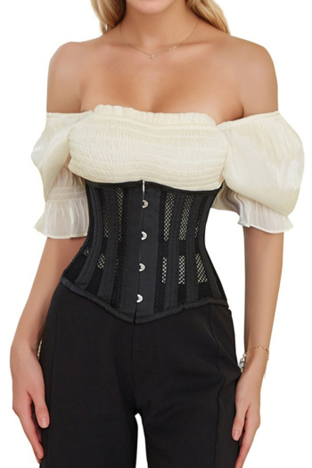 sexy plus size slight stretch adjustable corset(asia size)