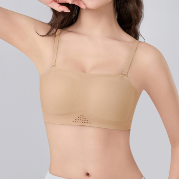 sexy slight stretch 4 colors solid color traceless padded bras(asia size)