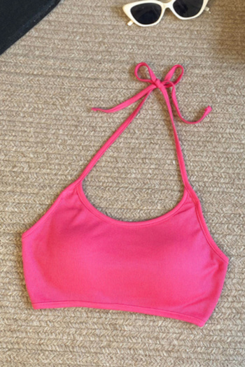sexy slight stretch halter-neck 6 colors padded bras(suitable for 82-130lbs)
