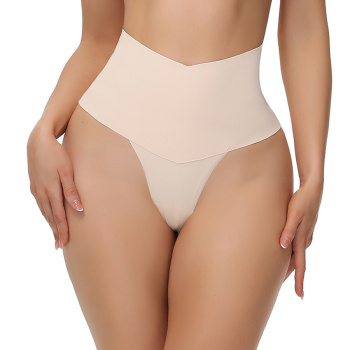 new plus size stretch high waist breathable no trace shapewear thongs